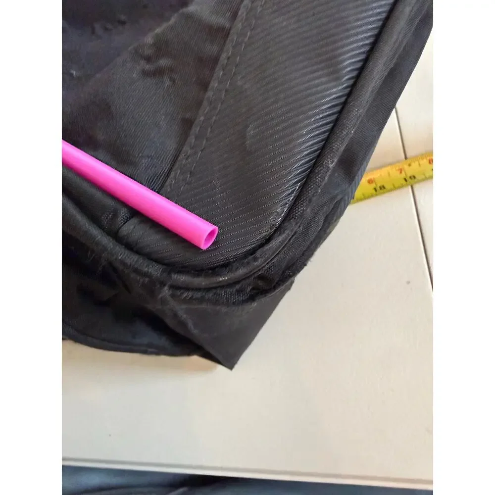 Vintage 90s TYR H20 Max Swim Fitness Duffle Bag Athlete Travel Gym Bag Black - Picture 15 of 16